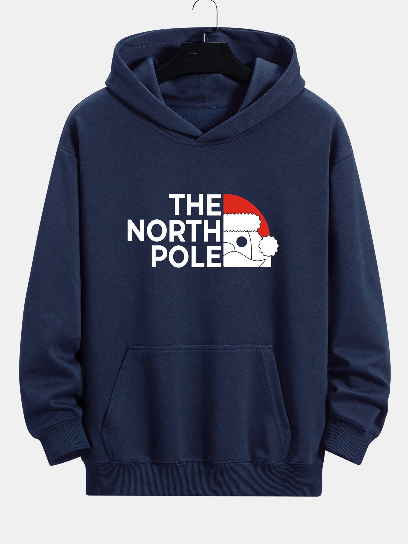 Nicholas | Santa Claus Slogan Print Relax Fit Hoodie