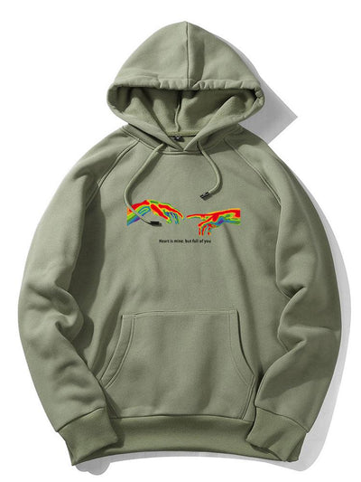 Augustus | Infrared Hand Print Hoodie