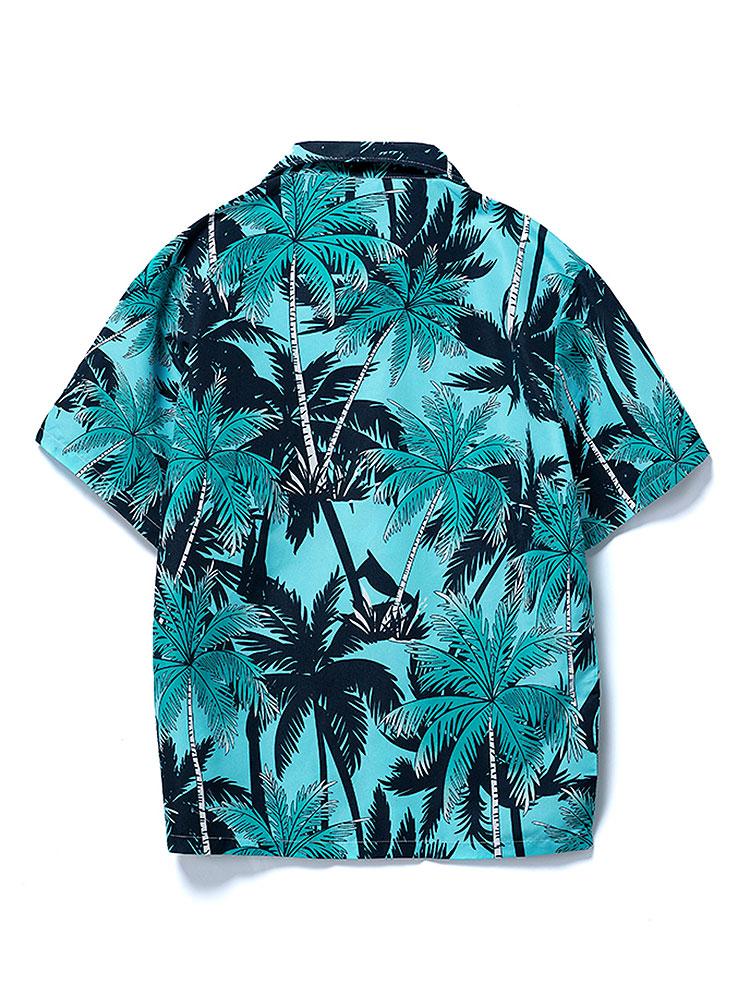 Muhammad® | Tropical Print Button Up Shirt & Tropical Print Swim Shorts