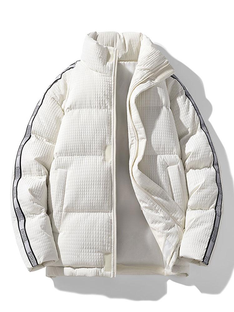 Silas | Waffle Zip Up Puffer Coat