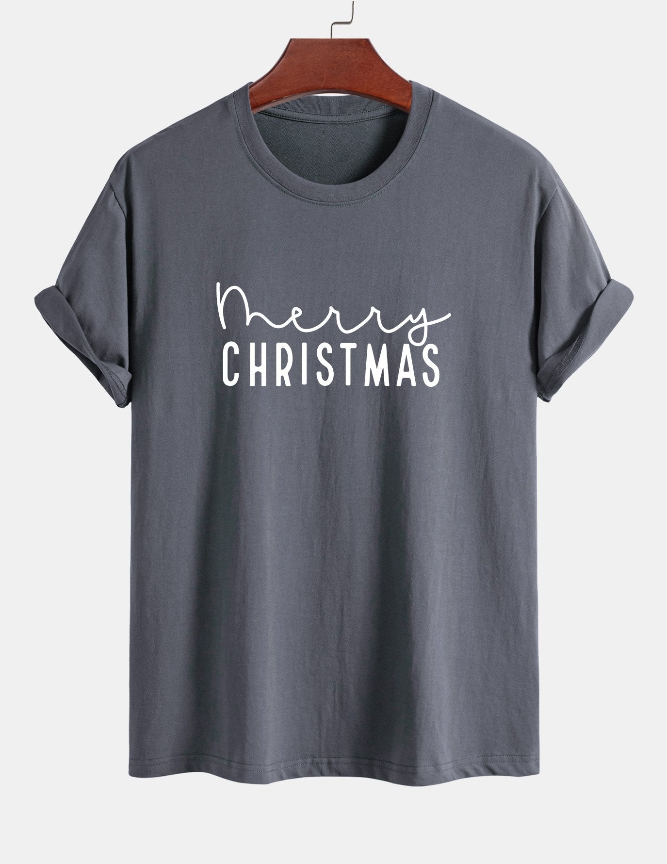 Adelmo® | Christmas Print Cotton T-Shirt