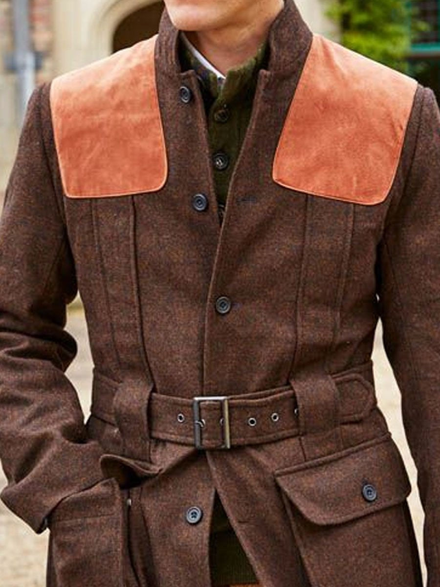 Sede Wool Patchwork Doble Pocket Lace-p Casal Jacket D