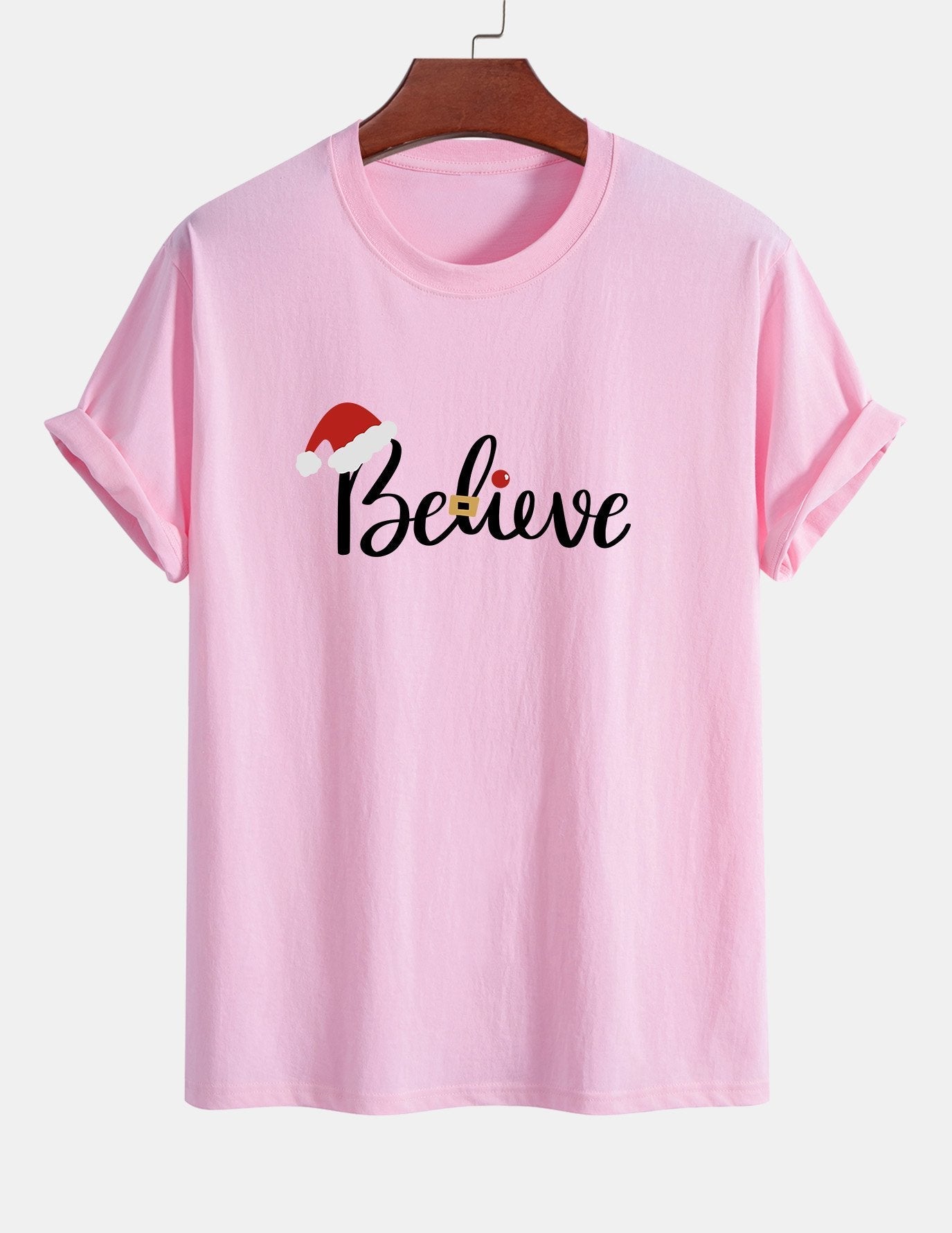 Aitor® | Christmas Believe Print Cotton T-Shirt
