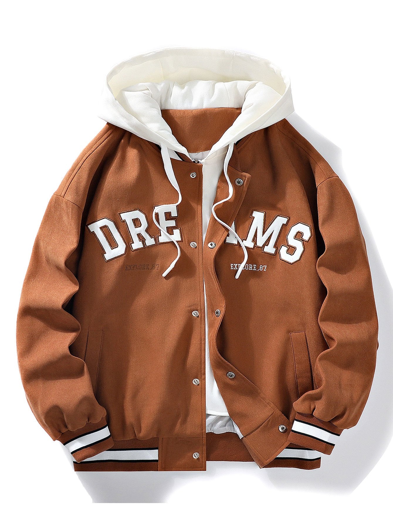 Wilder | Hooded Baseball Jacket