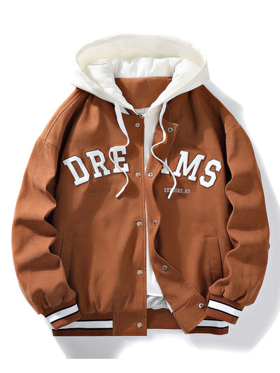 Wilder | Hooded Baseball Jacket