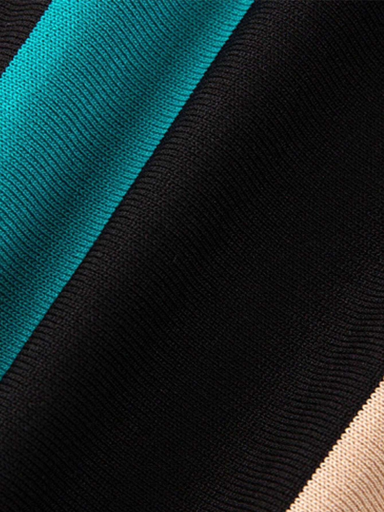 Theo | Striped Zip Sweater Polo