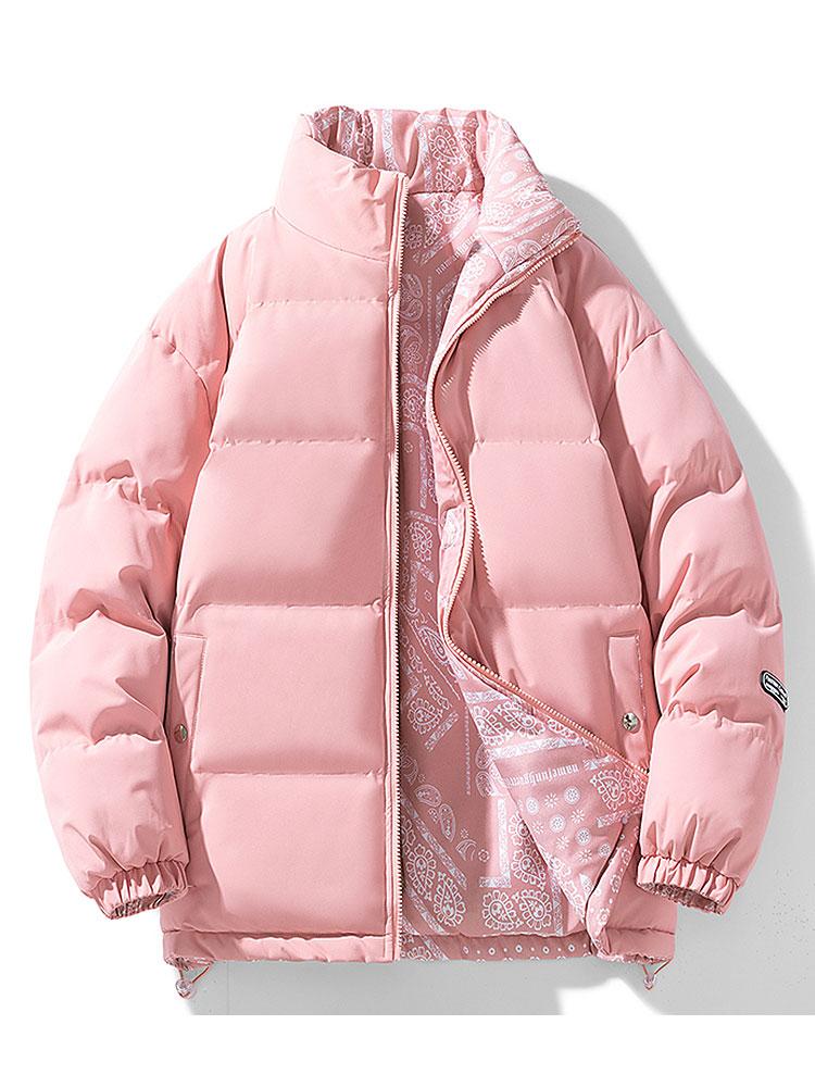 Darian | Reversible Paisley Puffer Coat