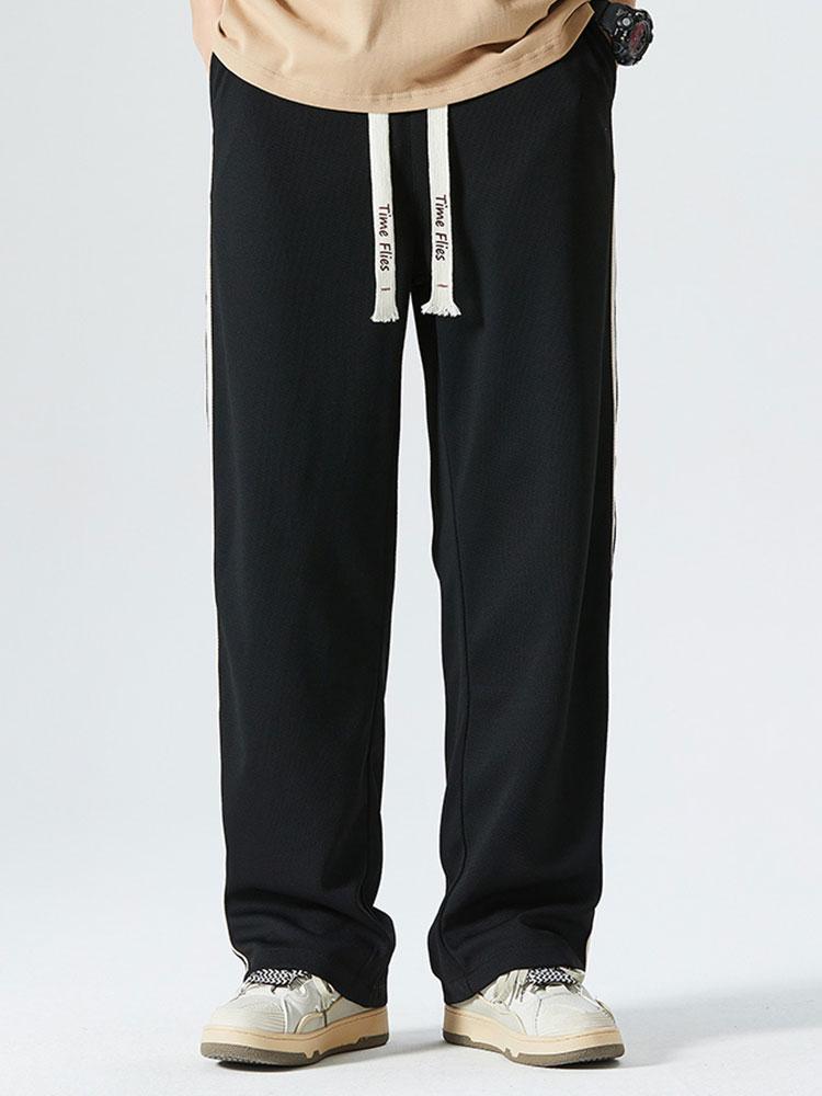 Vincent® | Vintage Side Stripe Loose Fit Straight Leg Pants