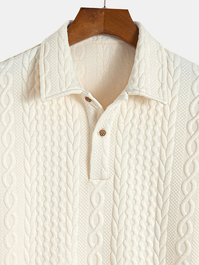 Todd® | Twist Textured Jacquard Polo