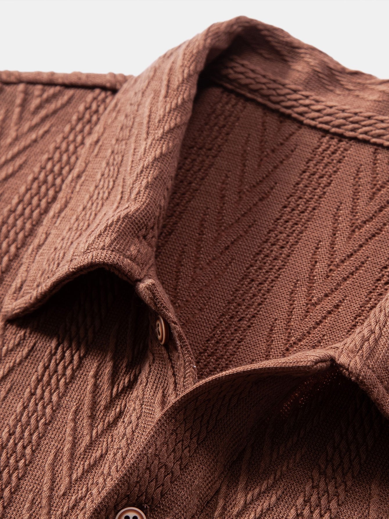 Yovanni® | Knitted Geometric Jacquard Polo