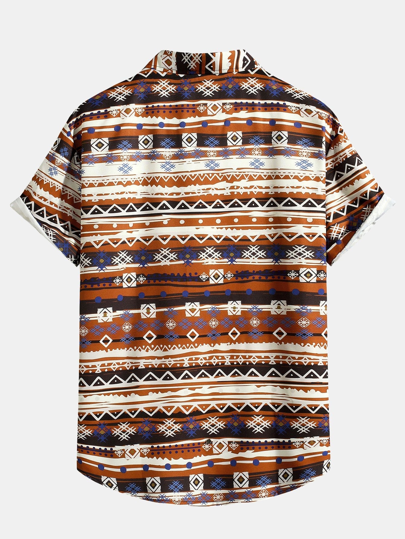 Maximilian® | Tribal Ethnic Print Button Up Shirt