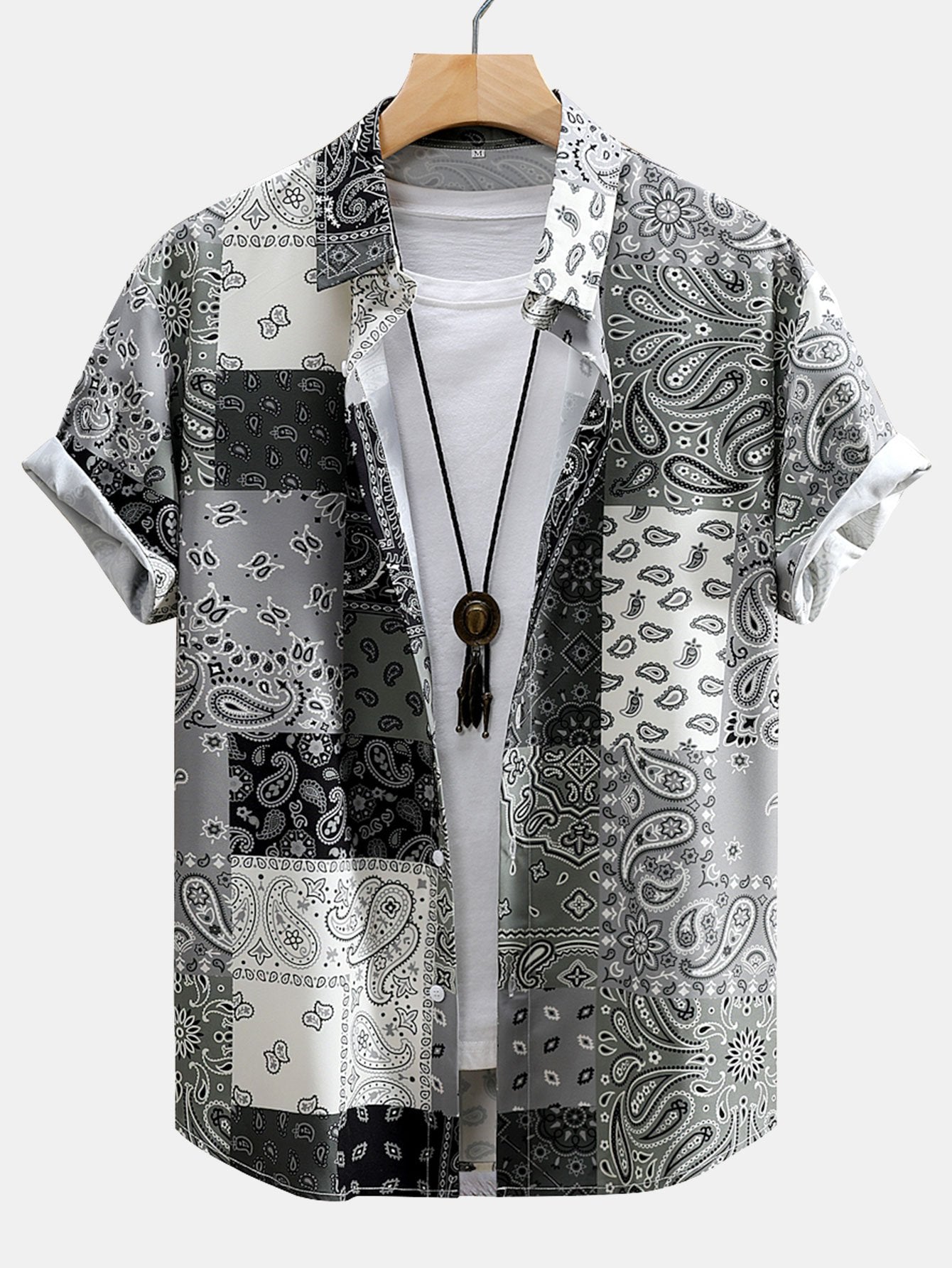 Andra® | Paisley Print Button Up Shirt