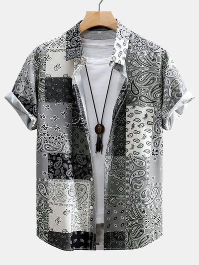 Andra® | Paisley Print Button Up Shirt