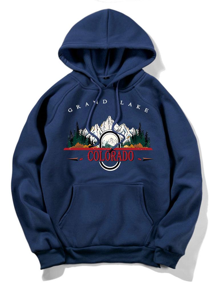 Alaric | Colorado Mountain Print Hoodie