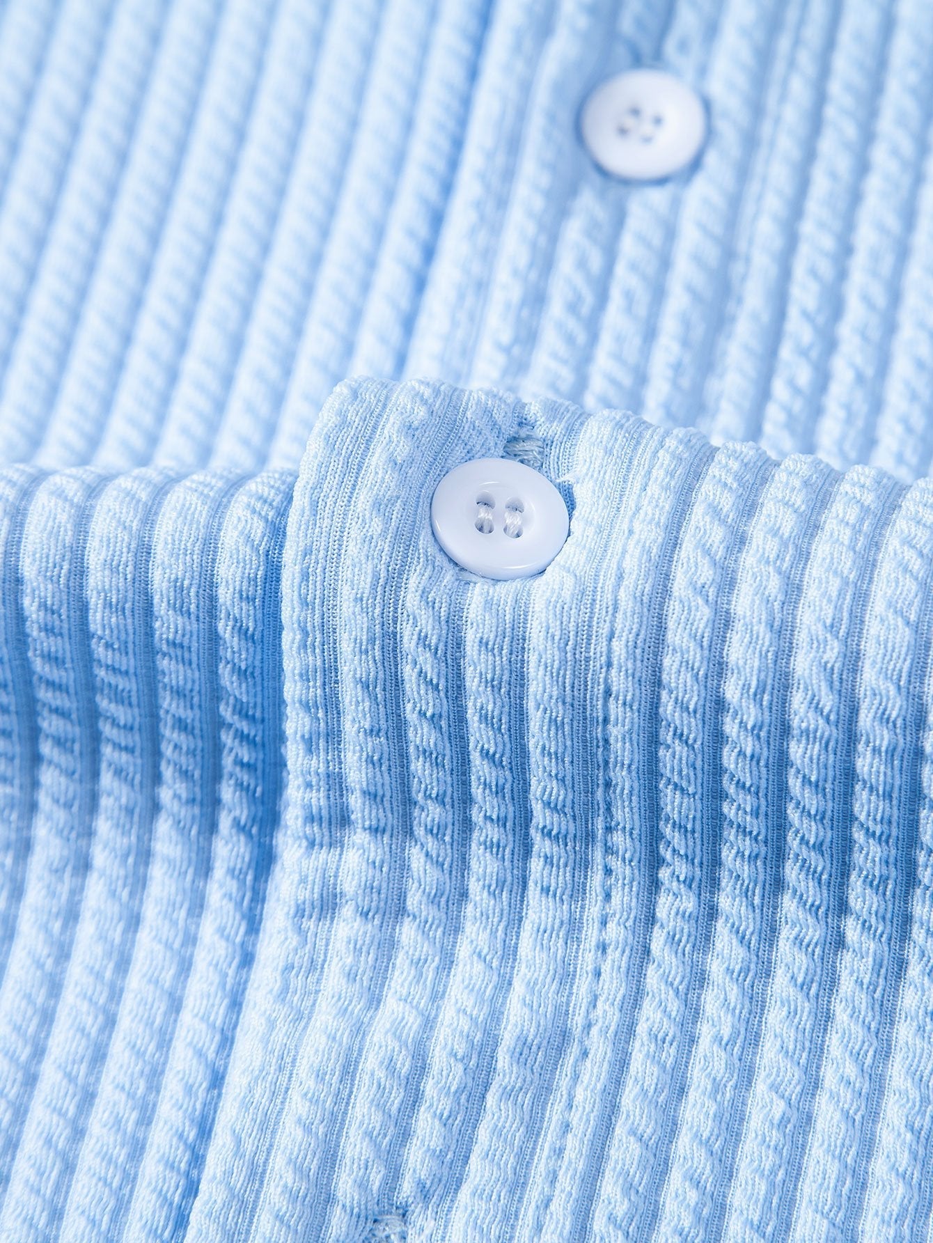 Kieran® | Fitted Ribbed Polo Shirt With Mandar Collar