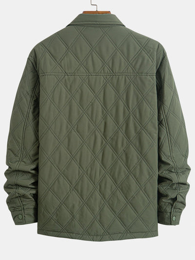 Manuel | Quilted Button Up Overshirt