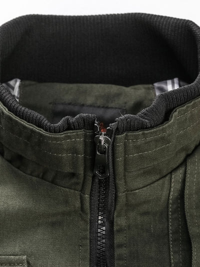 Luis | Chino Zip Up Jacket