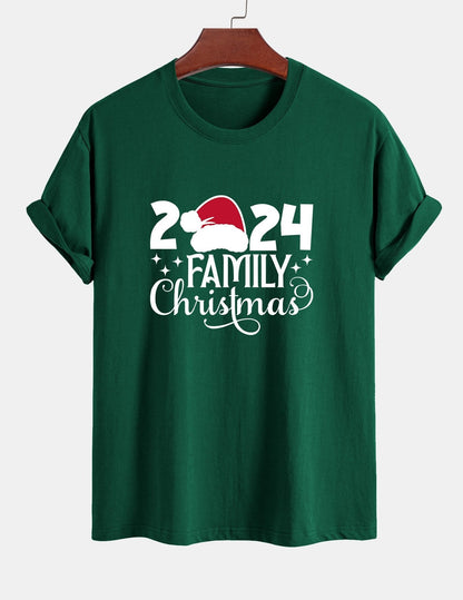 Adolfo® | Family Christmas 2024 Print Cotton T-Shirt