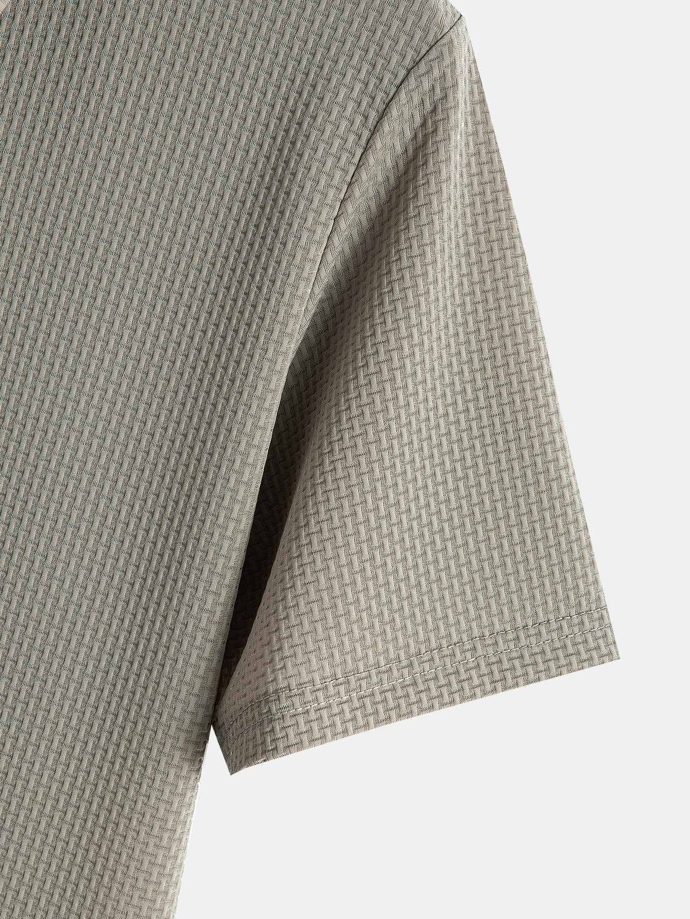 Declan | Short Sleeve Textured Polo