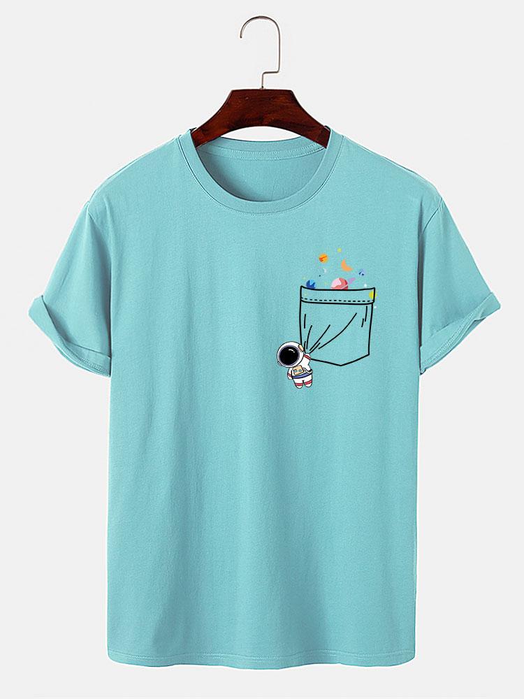 Kiko® | Astronaut Space Pocket Print T-Shirt