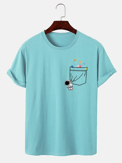 Kiko® | Astronaut Space Pocket Print T-Shirt