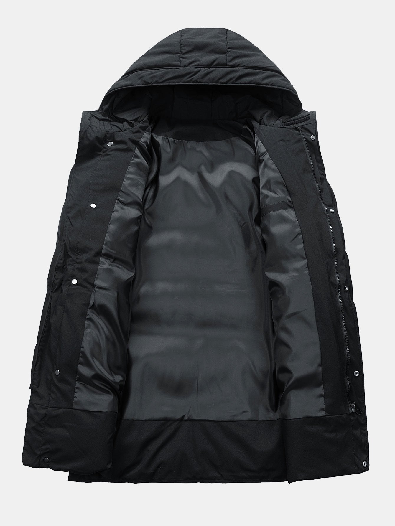 Lennox | Long Line Hooded Puffer Coat