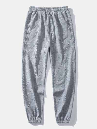 Azzedine® | Geometric Jacquard Jogger Pants