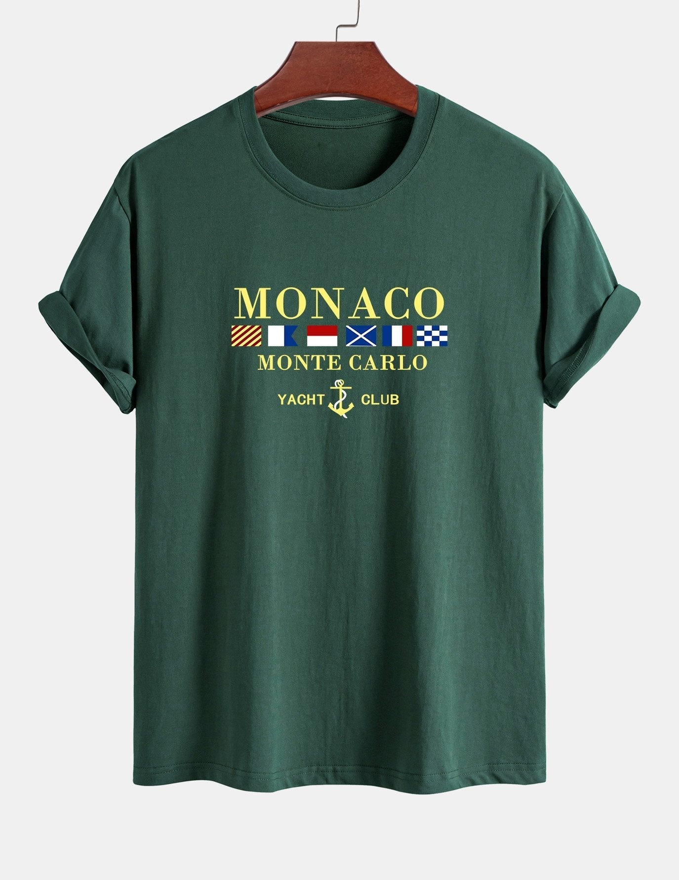 Arnaldo® | Monaco Slogan Print Cotton T-Shirt