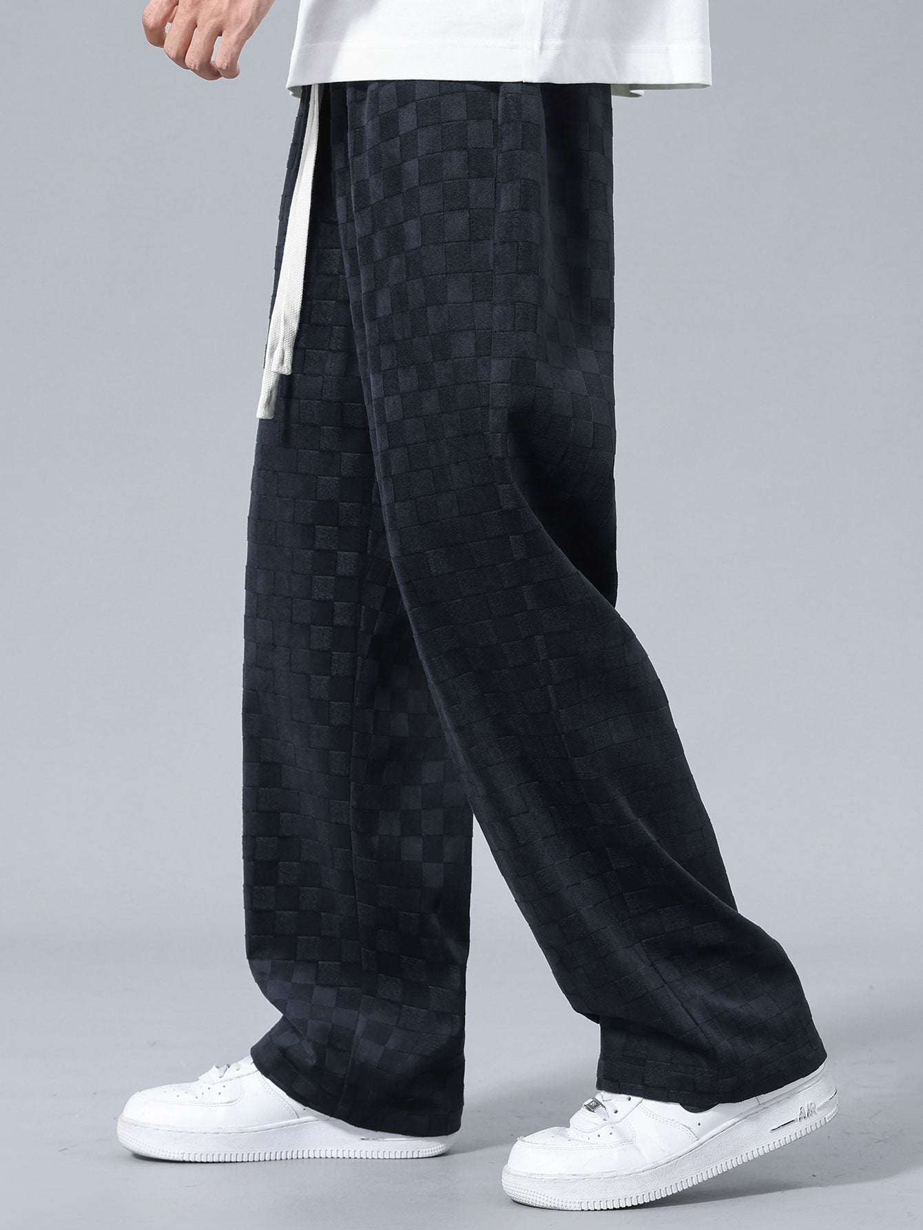 Edmund® | Checkerboard Straight Leg Pants
