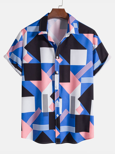 Karl® | Color Block Stripe Print Shirt