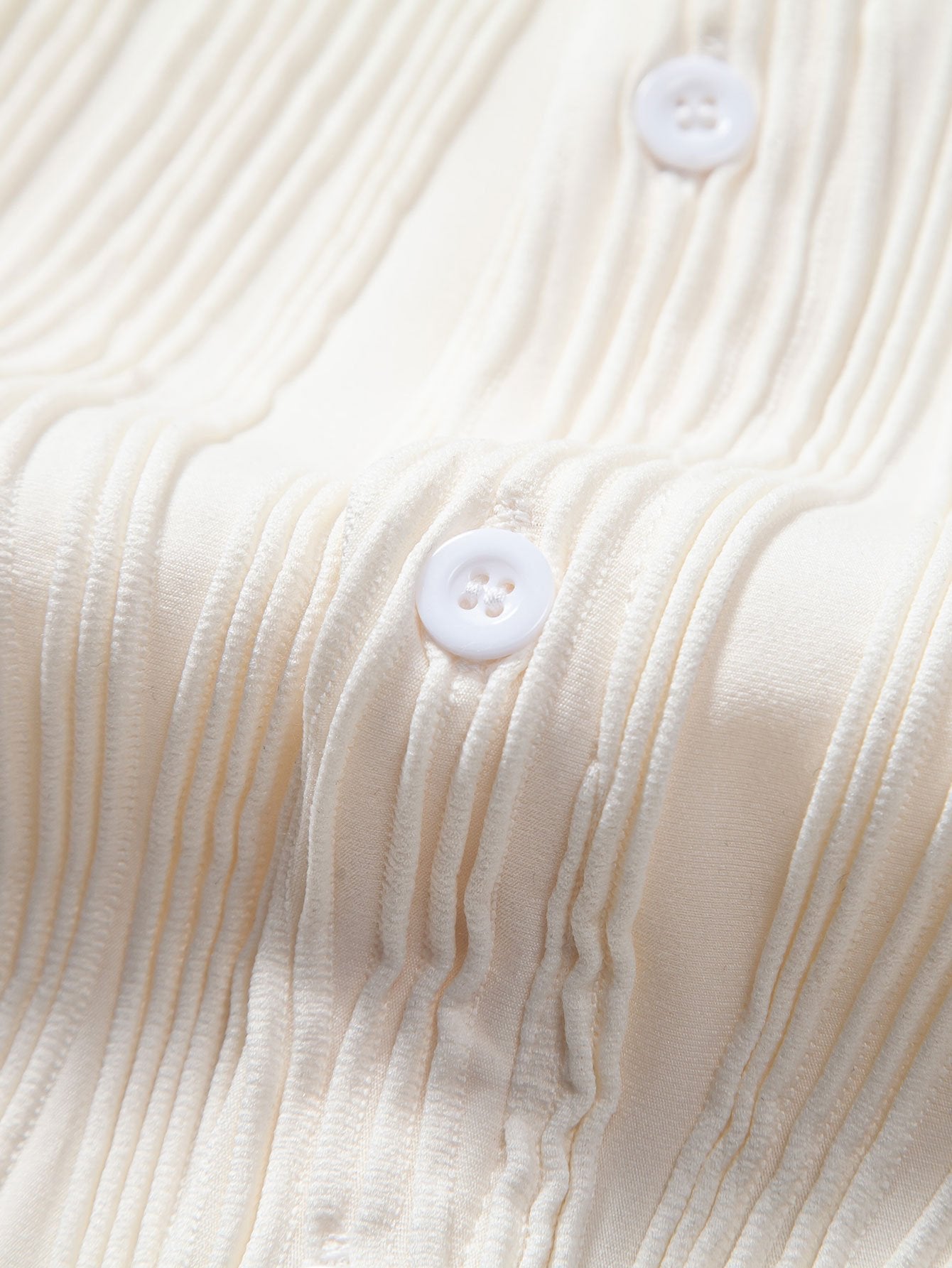 Basilio® | Wave Textured Button Up Shirt & Shorts