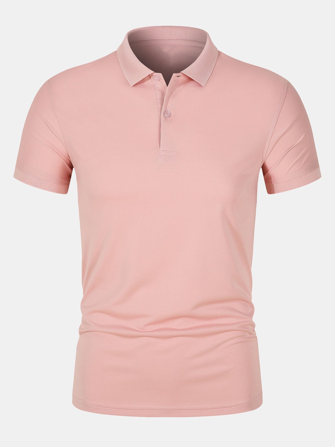 Doroteo® | Solid Mesh Polo Shirt
