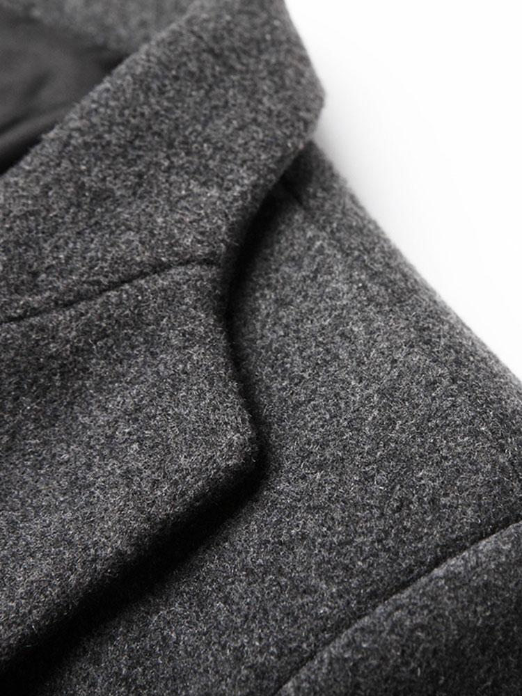 Thane | Lapel Woolen Overcoat