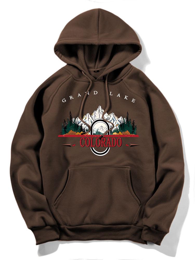 Alaric | Colorado Mountain Print Hoodie