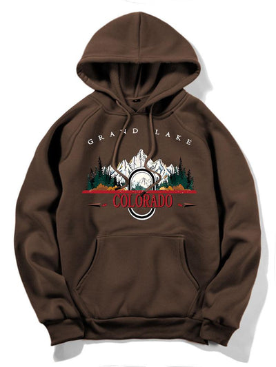 Alaric | Colorado Mountain Print Hoodie