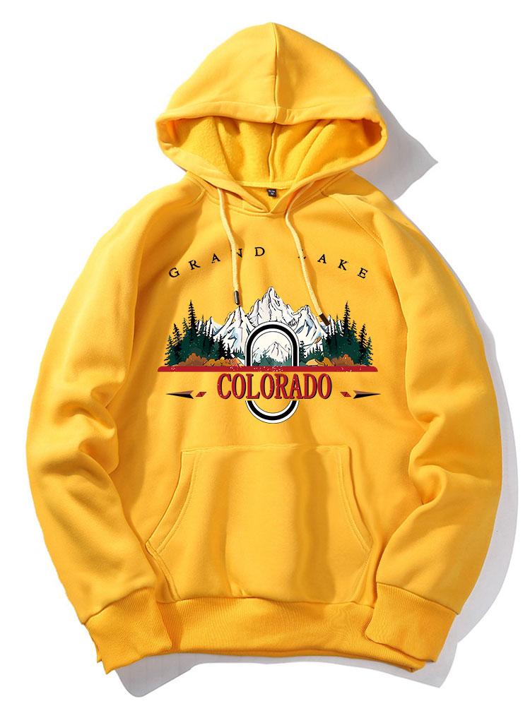 Alaric | Colorado Mountain Print Hoodie