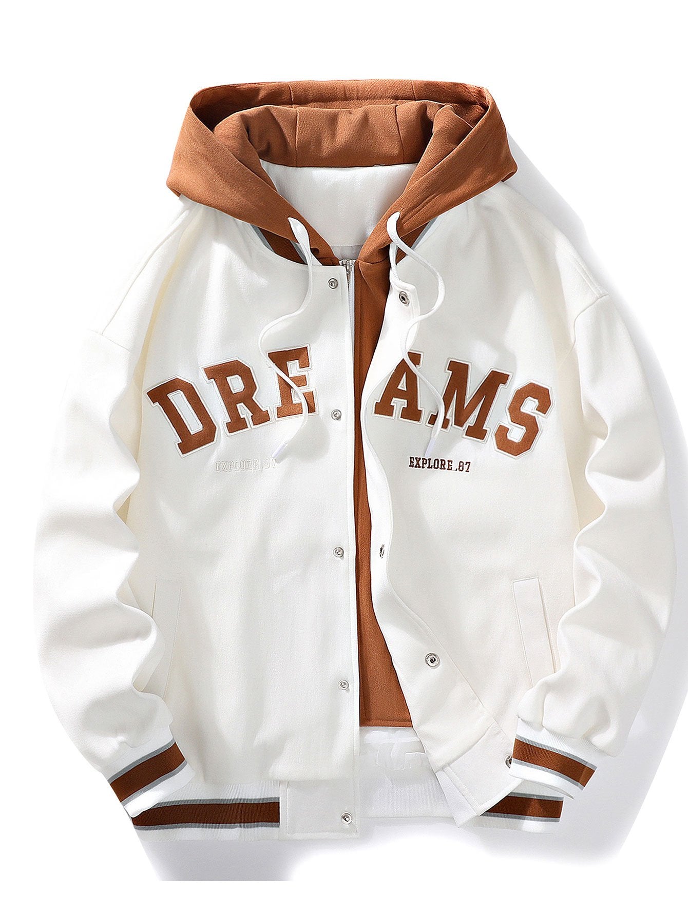 Wilder | Hooded Baseball Jacket