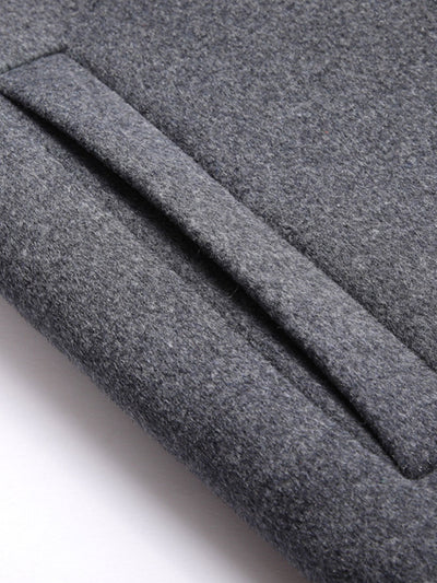 Sterling | Detachable Hooded Woolen Overcoat