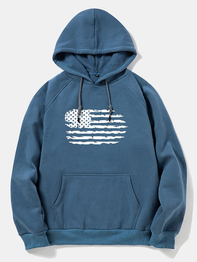 Patricio | American Flag Print Hoodie