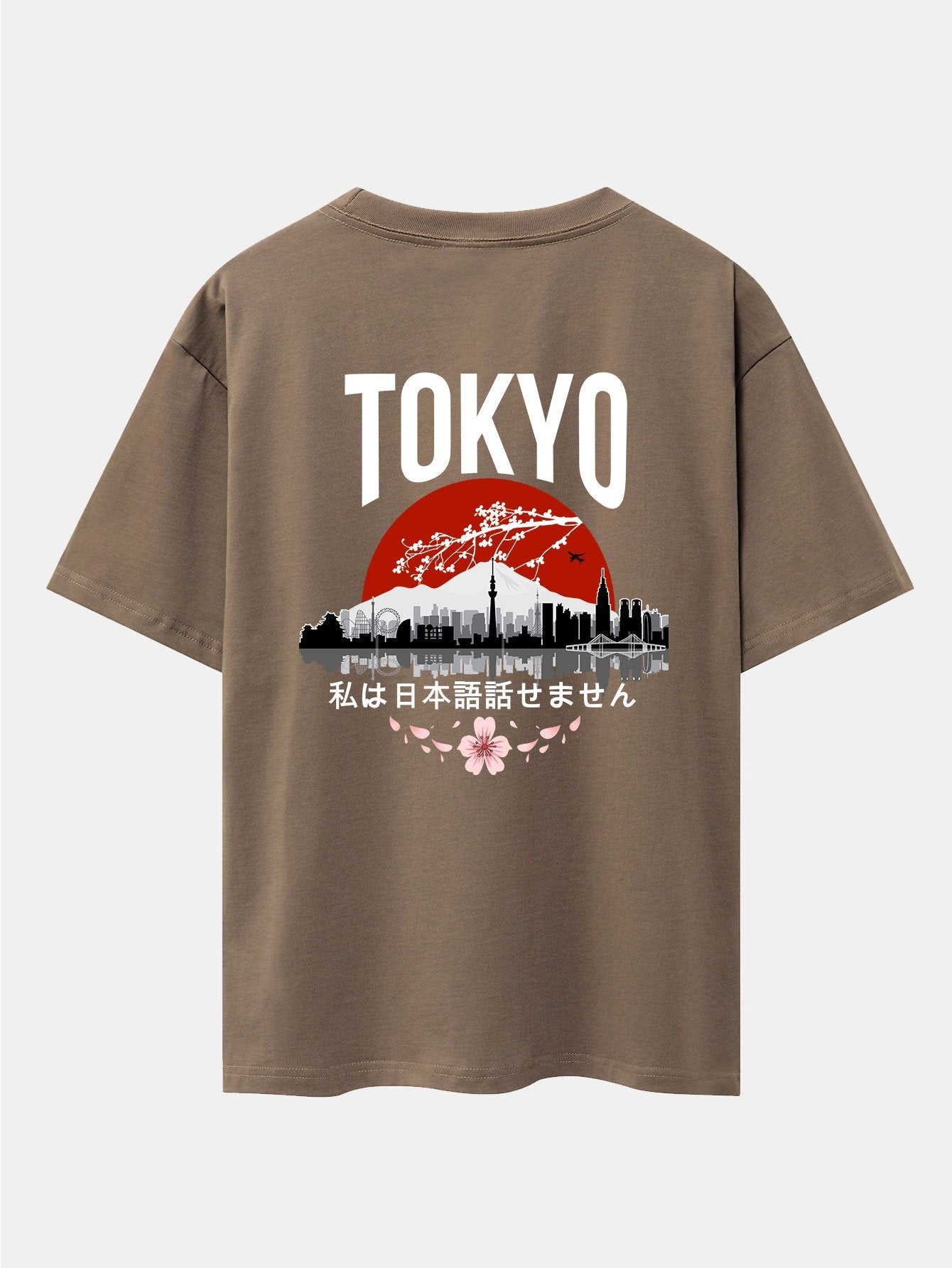 Lucian® | Tokyo Scenery Back Print Oversize T-Shirt