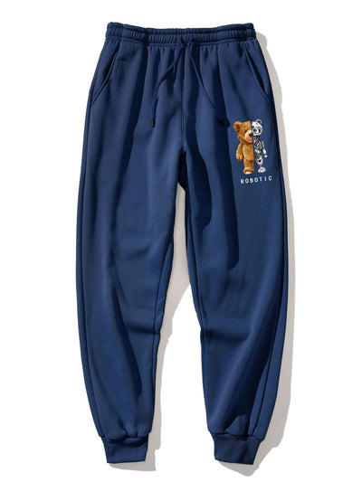 Bandele® | Robot Bear Print Jogger Pants