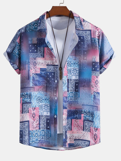 Alston® | Paisley Bandana Print Button Up Shirt