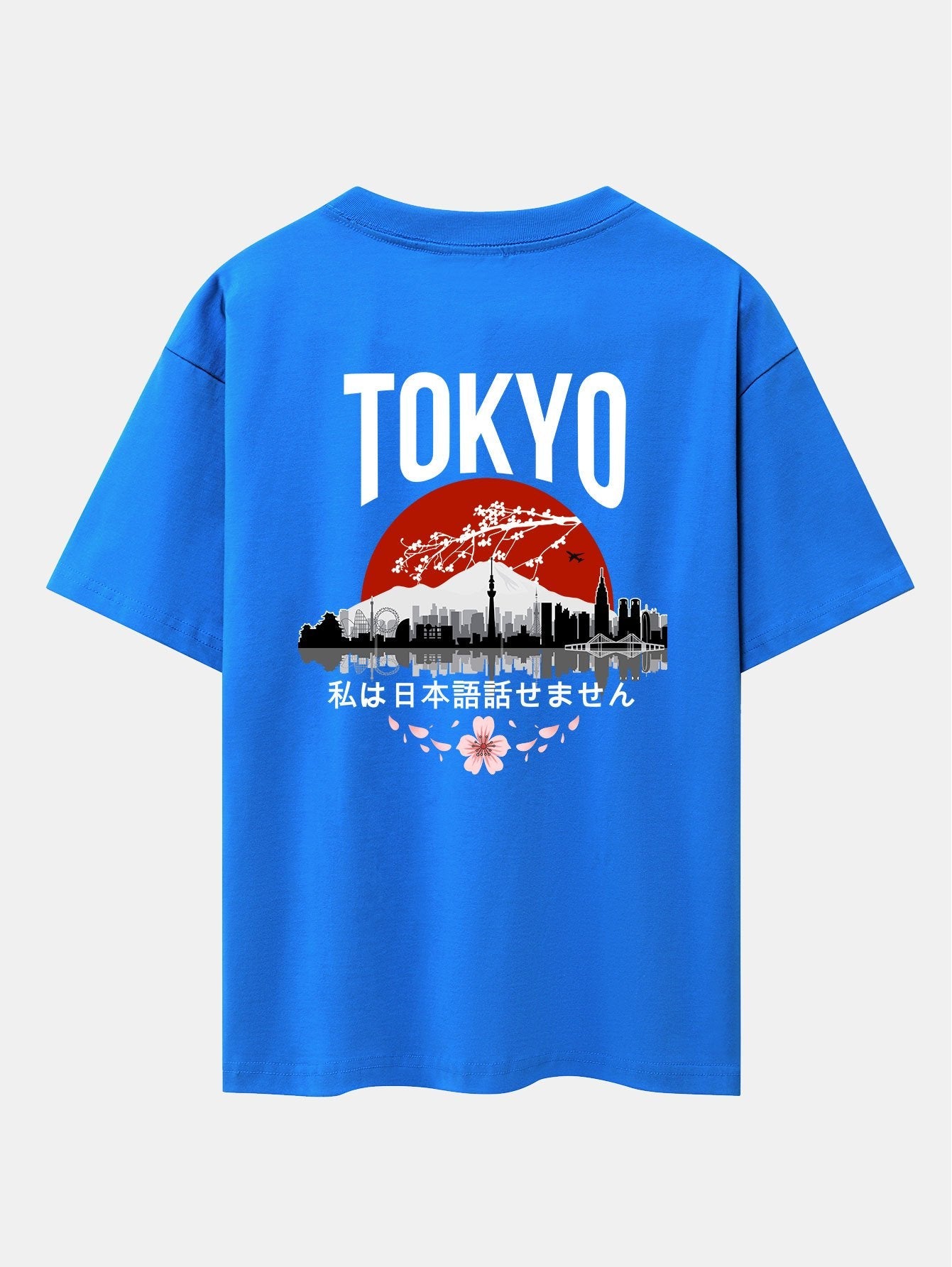 Lucian® | Tokyo Scenery Back Print Oversize T-Shirt