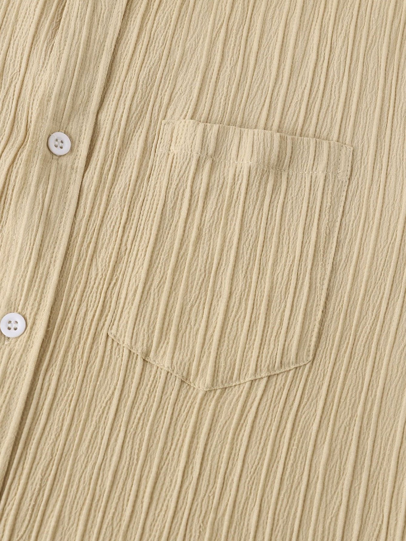 Yerai® | Textured Button Up Shirt