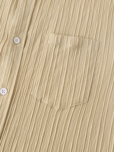 Yerai® | Textured Button Up Shirt