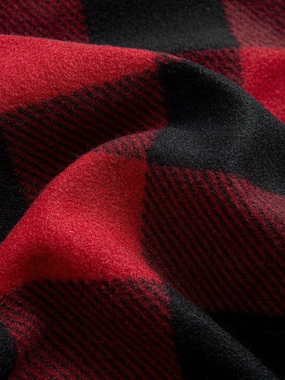 Gary | Teddy Fleece Lined Flannel Plaid Hoodie