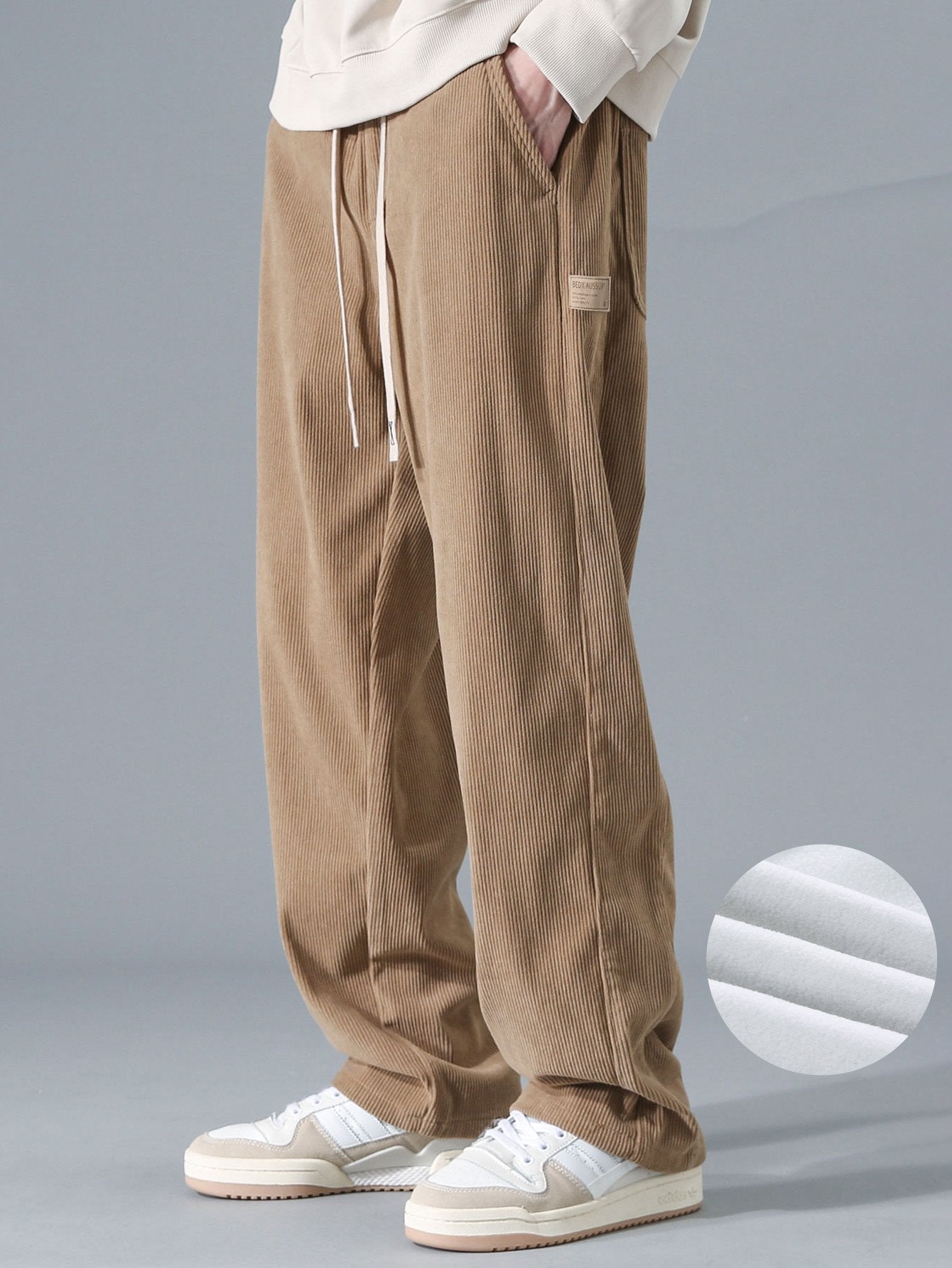 Galo® | Polar Fleece Lined Straight Leg Corduroy Pants