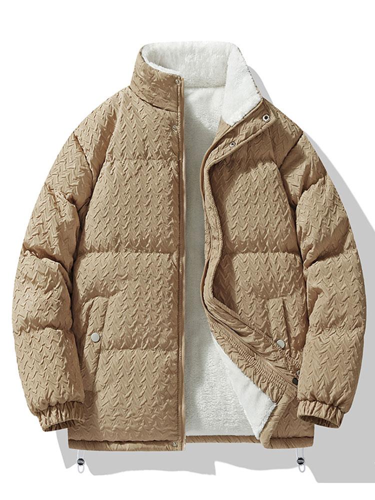 Julio | Teddy Lined Jacquard Coat