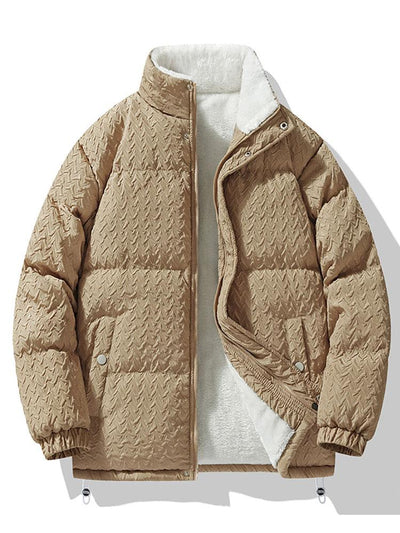 Julio | Teddy Lined Jacquard Coat
