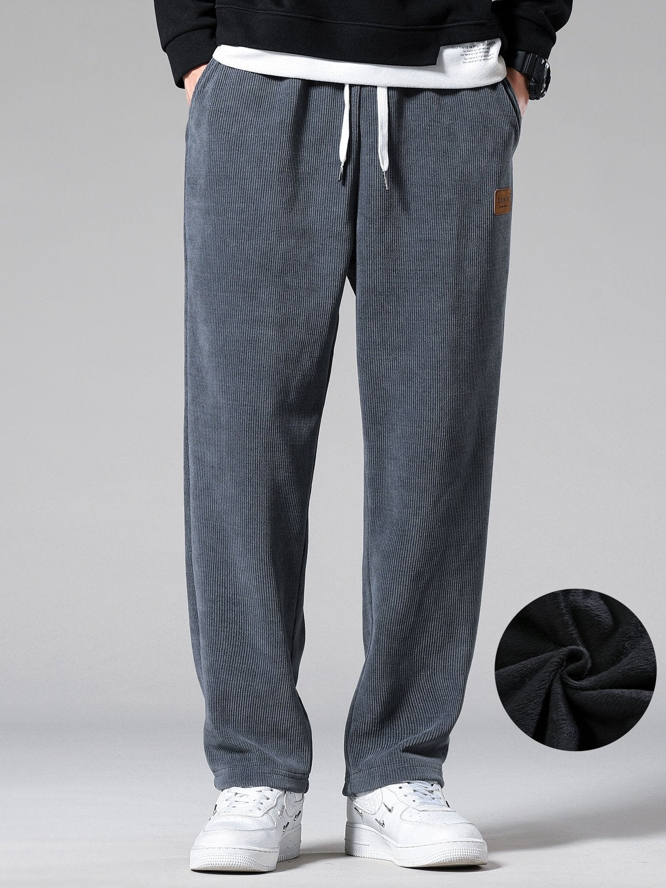 Gabino® | Polar Fleece Lined Straight Leg Corduroy Pants